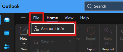 Email Konto auf Outlook Desktop einrichten 1