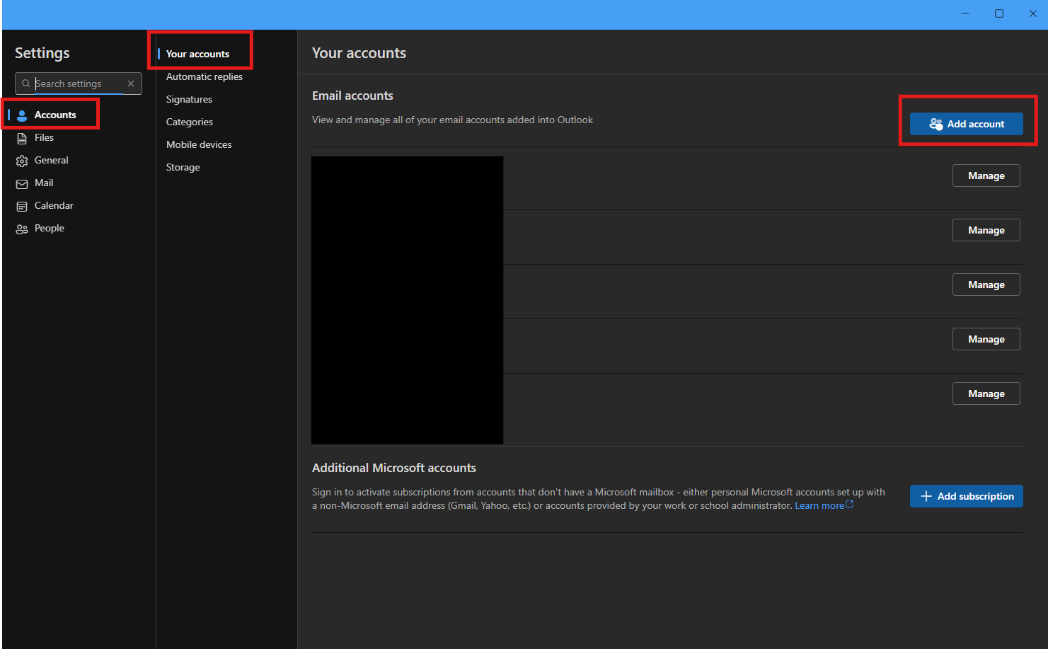 Email Konto auf Outlook Desktop einrichten 2
