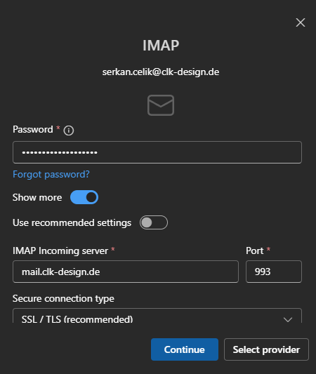 Email Konto auf Outlook Desktop einrichten 6